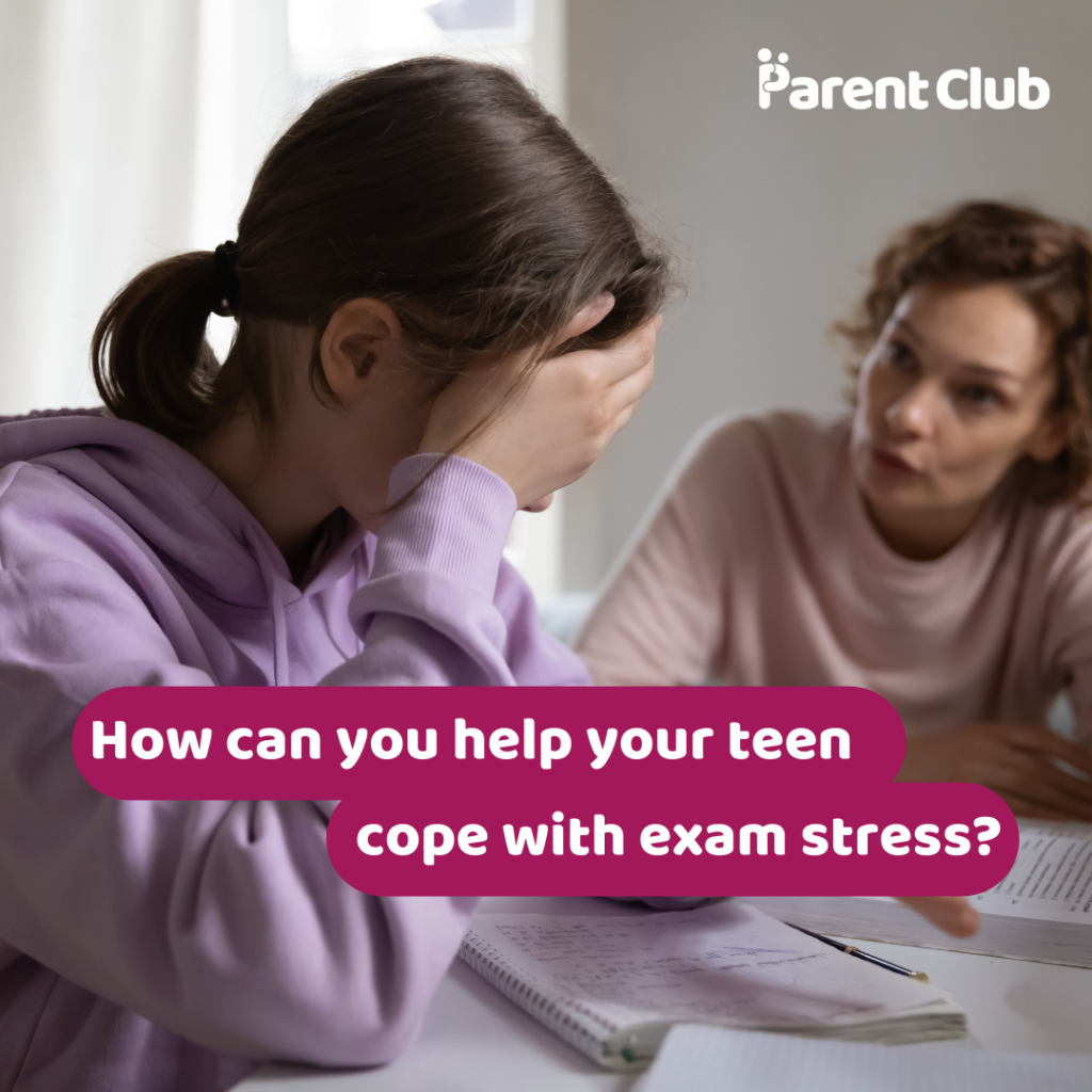 How can you help your teen cope with exam stress?