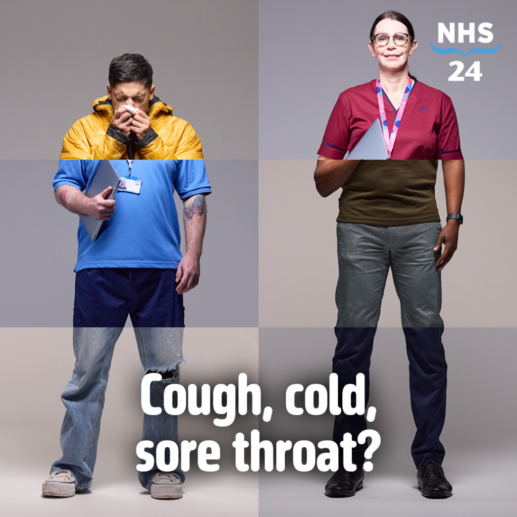 Cough, cold, sore throat? NHS 24